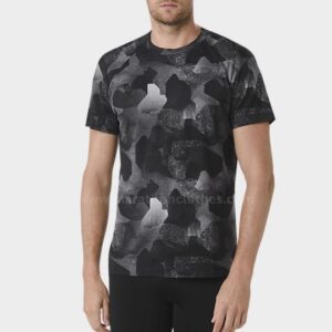 wholesale black camouflage short sleeves marathon t-shirt manufacturer