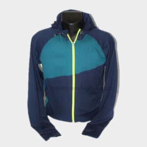 wholesale blue hue and neon hooded marathon sweatshirt