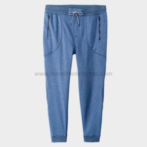 wholesale blue jogger marathon pants manufacturer
