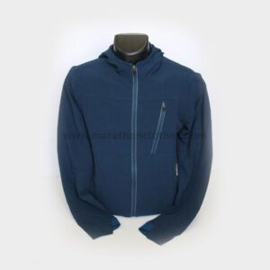 wholesale blue marathon hooded jacket manufacturer