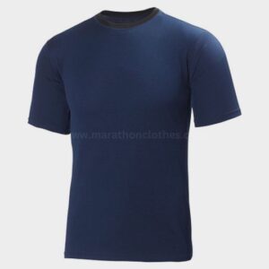 wholesale blue short sleeves marathon t-shirt manufacturer