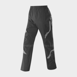 wholesale black trendy print marathon pants manufacturer
