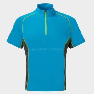 wholesale blue black and neon shorts sleeve tee manufacturer
