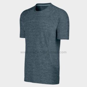 wholesale blue fashion short sleeves marathon t-shirt supplier