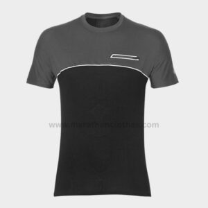 wholesale blue designer short sleeves marathon t-shirt manufacturer