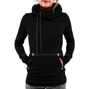 women's turtleneck pullover pocket marathon sweatshirt manufacturer